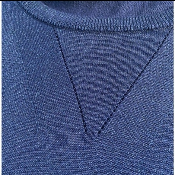 Belldini Blue Relaxed Tunic Top - Picture 2 of 8